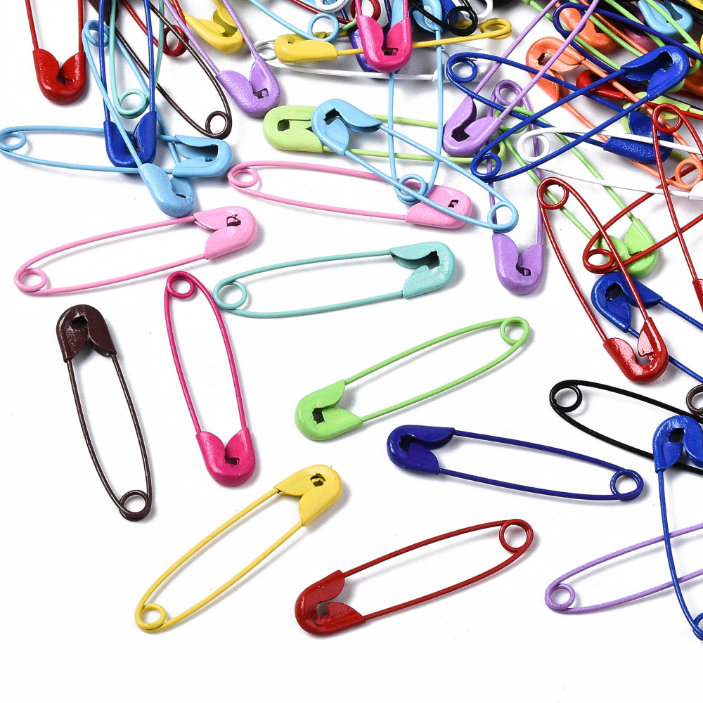 50 Stück Sicherheitsnadeln Set - Vernickelt In 27mm, 38mm, 51mm